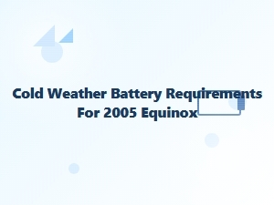 Optimizing Battery Performance for Cold Weather Conditions