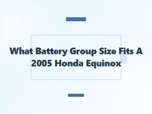 What Battery Group Size Fits a Honda Equinox